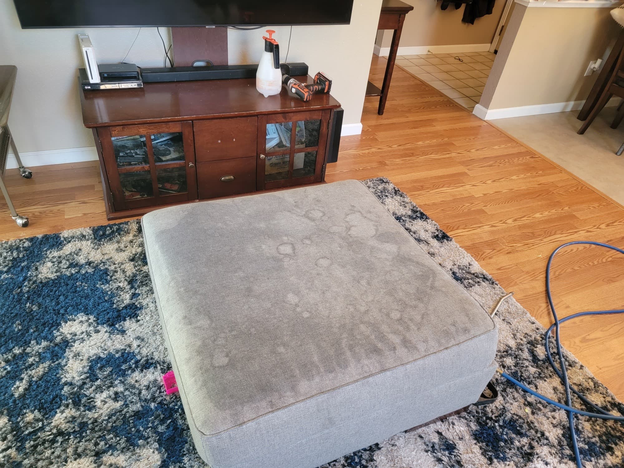 Upholstery Deep Cleaning - Before